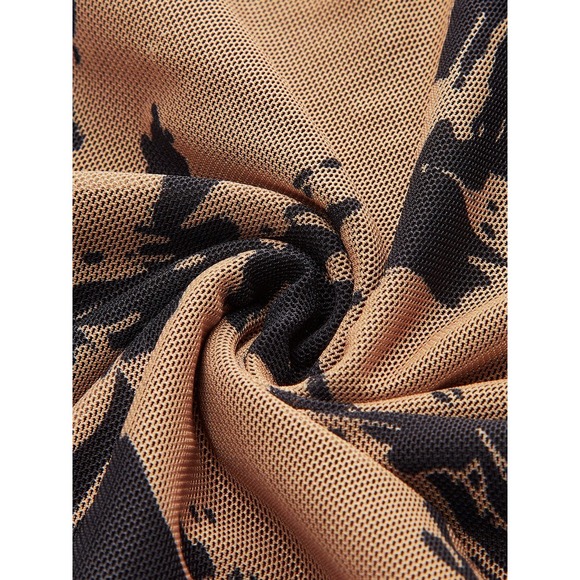 Commense Boheme Printed Cowl Neck Floral Dress black size M - Picture 8 of 9